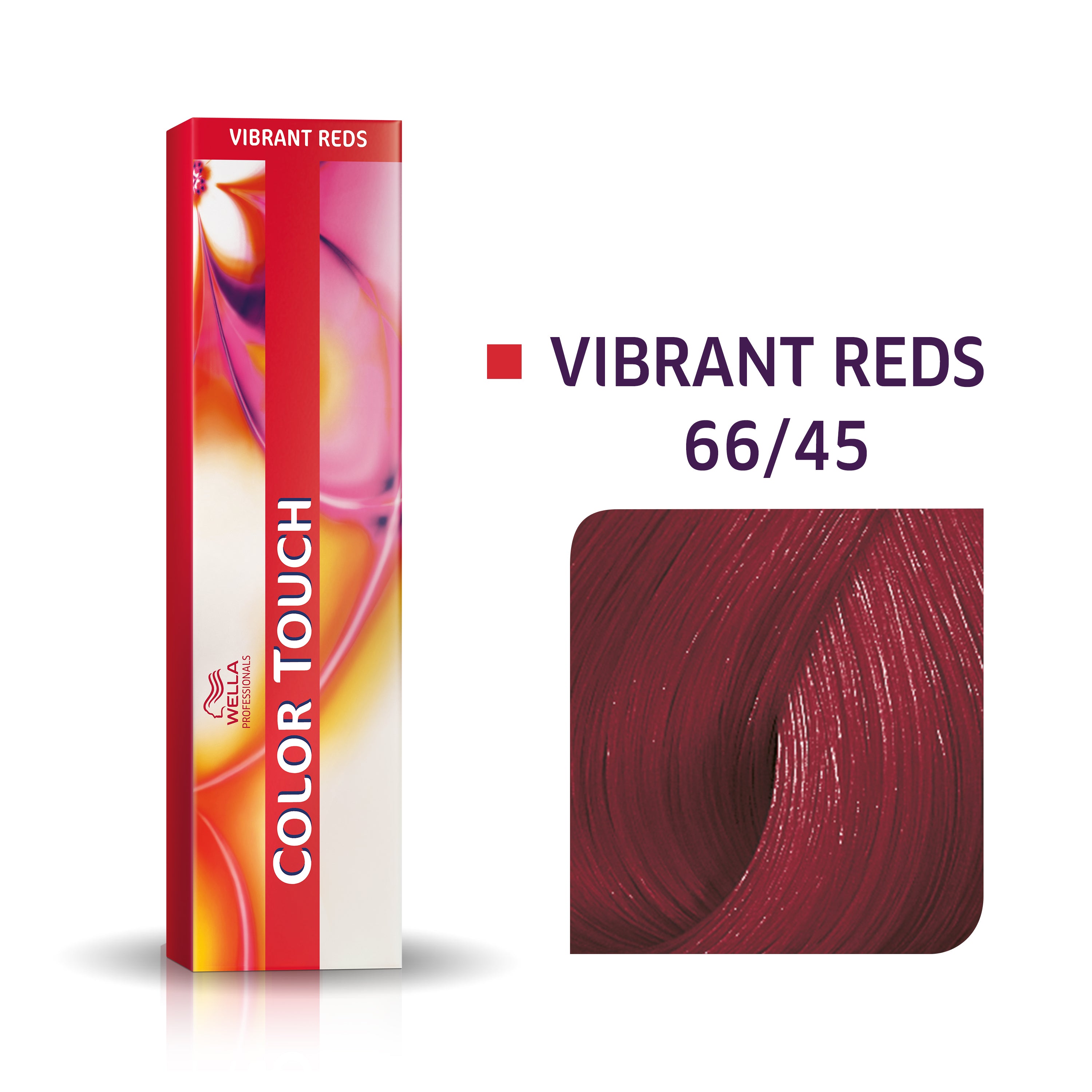 Wella Professionals, Color Touch, Fără amoniac, Vopsea de păr semi-permanentă, 66/45 Dark Intense Red Mahogany Blonde, 60 ml